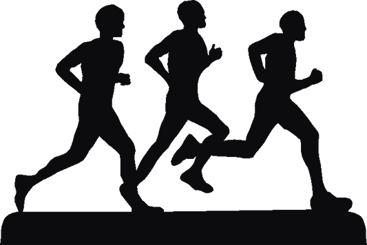 Runners Male Silhouettes
