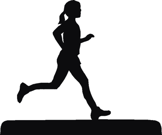 Running Woman 1 Rosette Runner