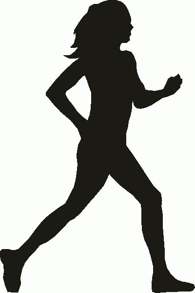 Running Woman 2 Silhouettes