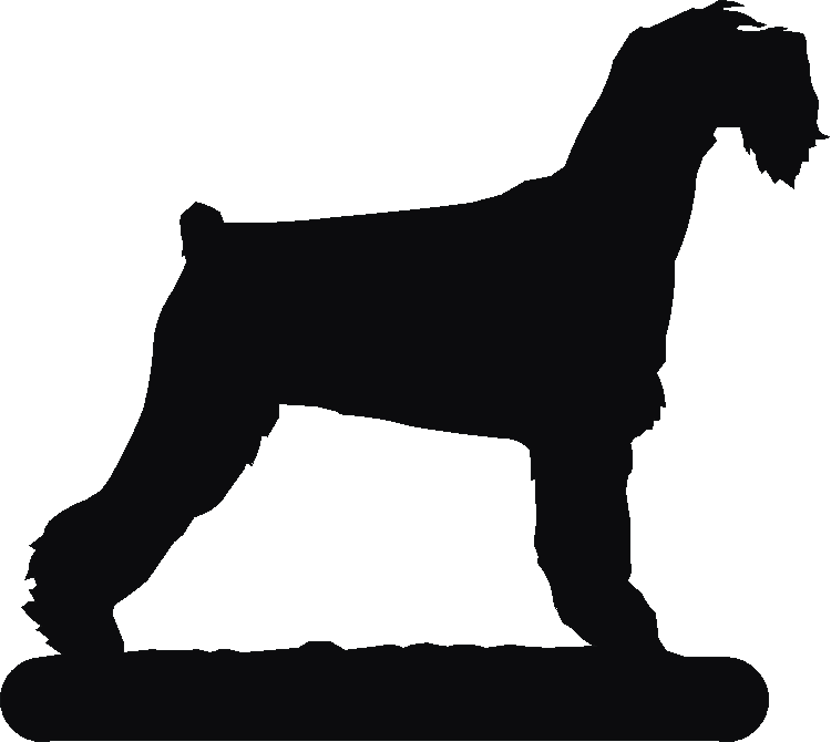 Schnauzer Docked Post Top