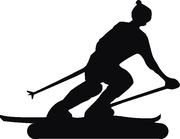 Skiing Door Knocker