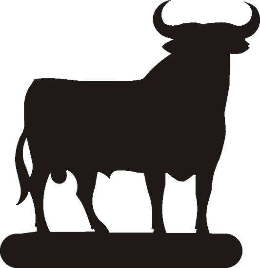 Spanish Bull Book Ends