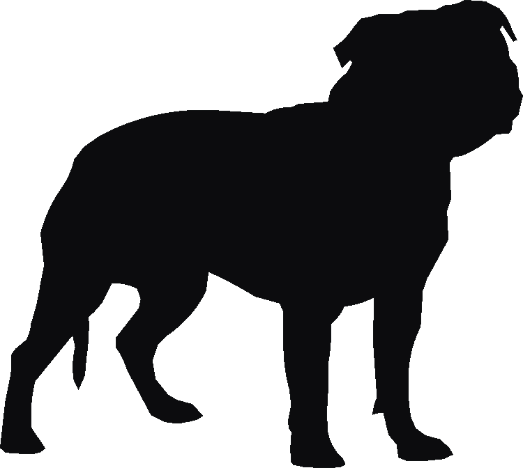 Staffordshire Bull Terrier Verge Sign