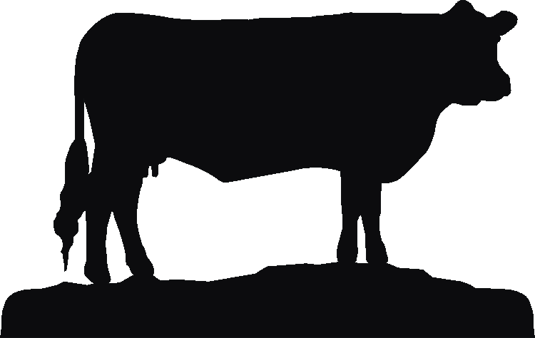 Sussex Cow Silhouettes