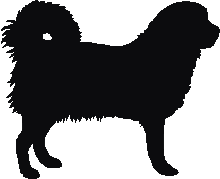 Tibetan Mastif Silhouettes