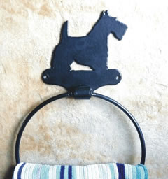 Puffins Towel Ring