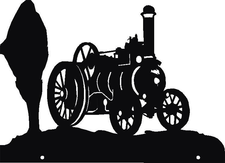 Traction Engine Hanging Signs