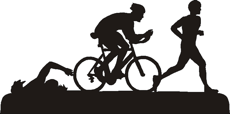 Triathlon Silhouettes