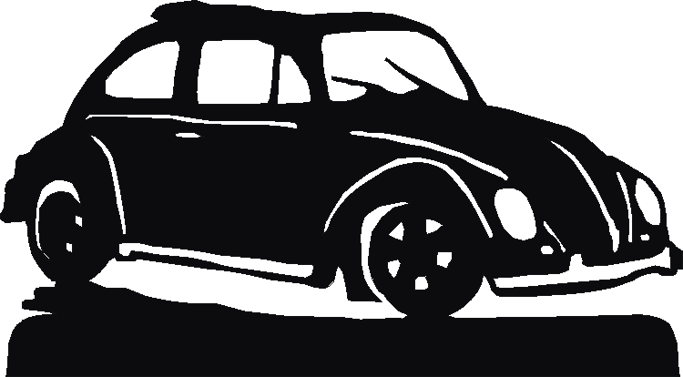 VW Beetle Silhouettes