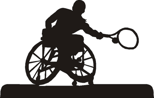 Wheelchair Tennis Silhouettes