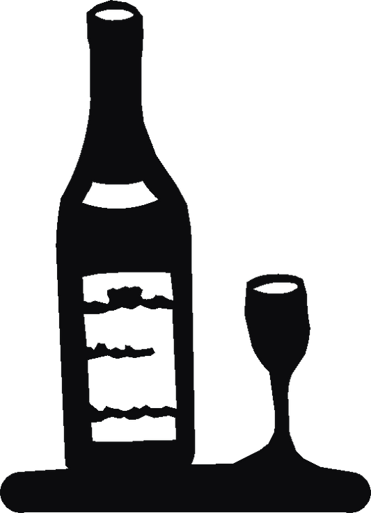 Wine Kitchen Roll Holder